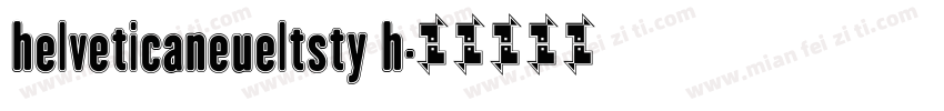 helveticaneueltsty h字体转换